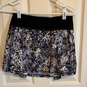 Lululemon Flower Skirt with Black Waistband - long